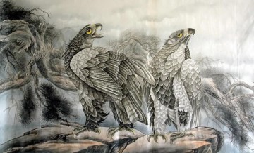  eagle Art - Chinese eagles birds